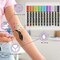 Citrus; 12 Pack Metallic Temporary Tattoo Markers for Skin, Non-Toxic Body Art Pens with Brush Tip, DIY Face & Body Painting Kit for Kids & Adults, Halloween & Party Tattoo Supplies; Category:Temporary Tattoos; Image:6